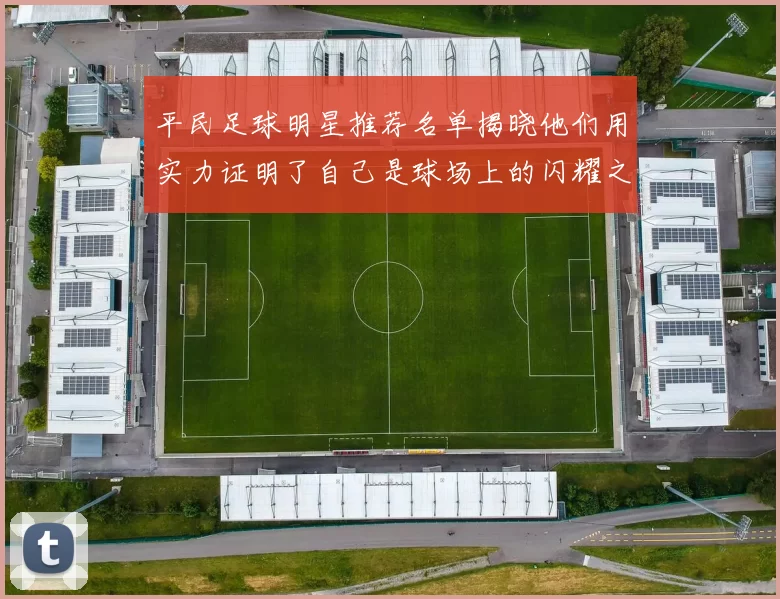 平民足球明星推荐名单揭晓他们用实力证明了自己是球场上的闪耀之星